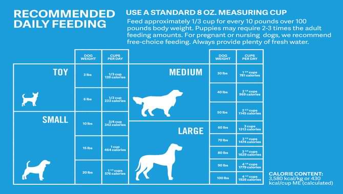 Dog Food Calculator By Breed & Weight