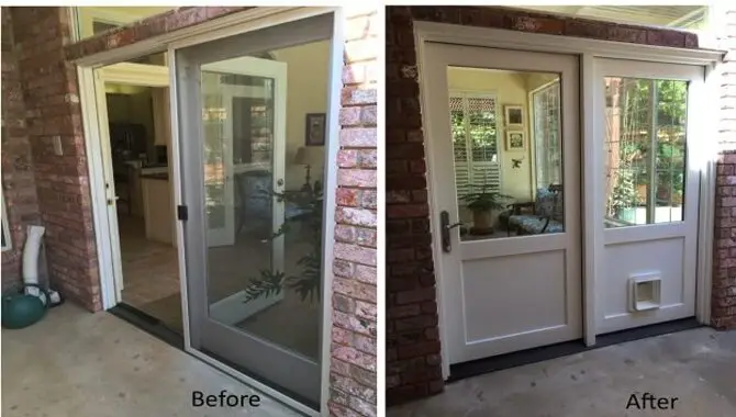 Advantages Of Having A Single French Door With A Dog Door