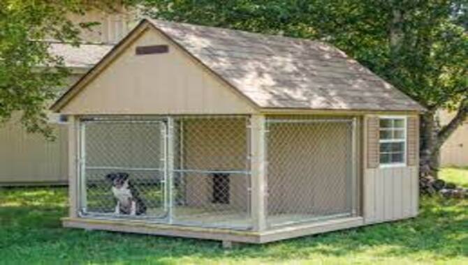 Example Of A Suitable Outside Dog House