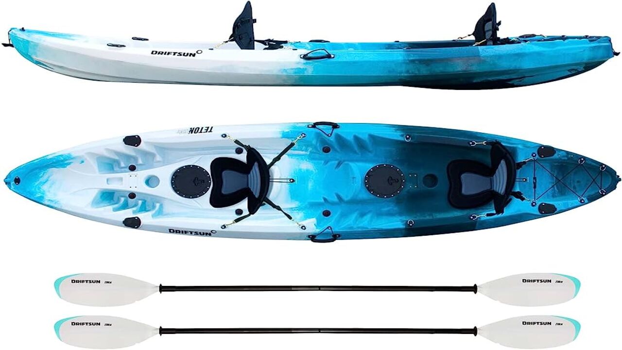 Driftsun Teton 120 Hard Shell Recreational Tandem Kayak