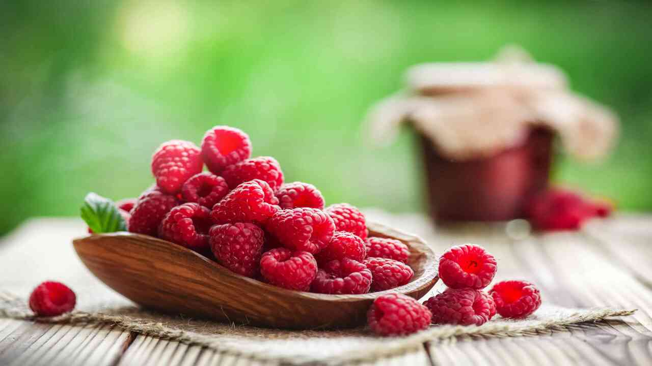 Raspberries - Low In Sugar And High In Fiber