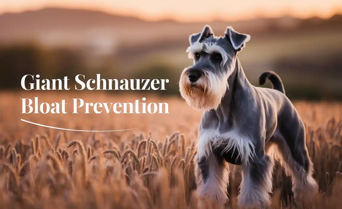 Giant Schnauzer Bloat Prevention