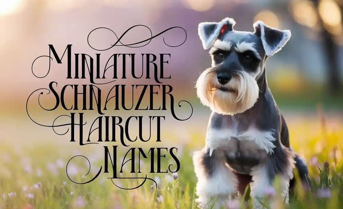 Miniature Schnauzer Haircut Names