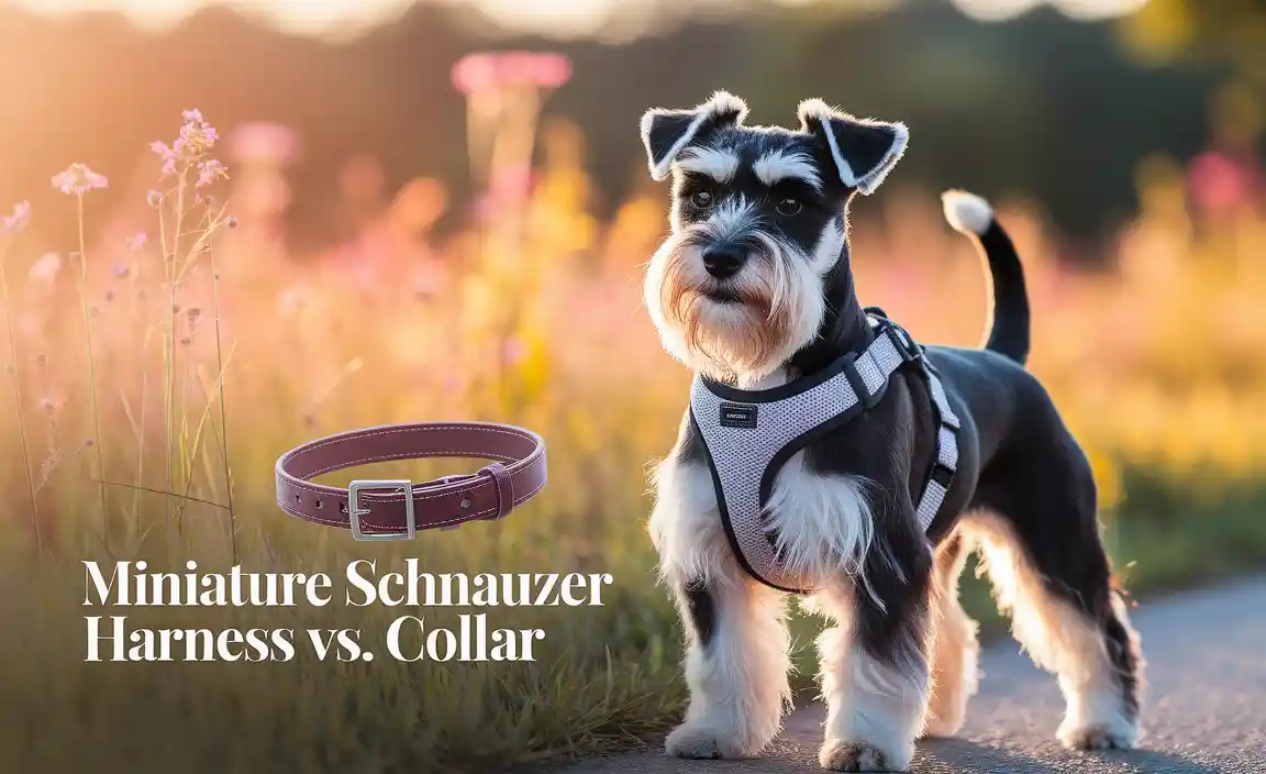 Miniature Schnauzer Harness Vs Collar