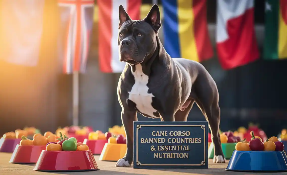 Cane Corso Banned Countries & Essential Nutrition