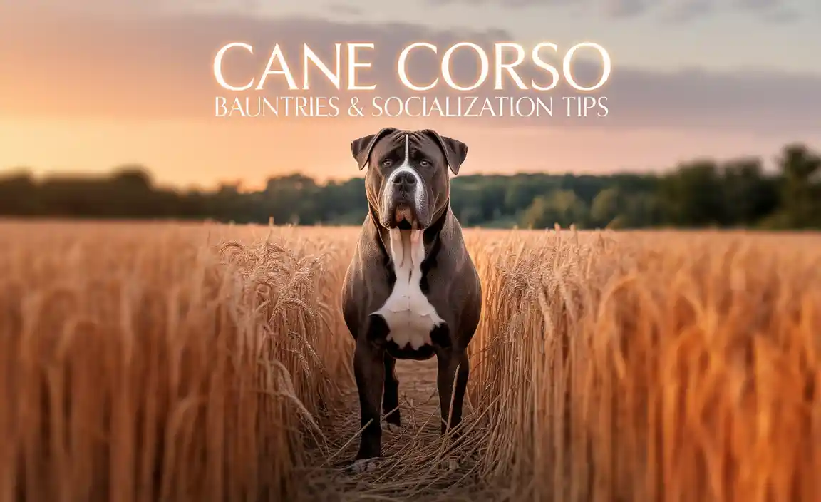 Cane Corso Banned Countries & Socialization Tips
