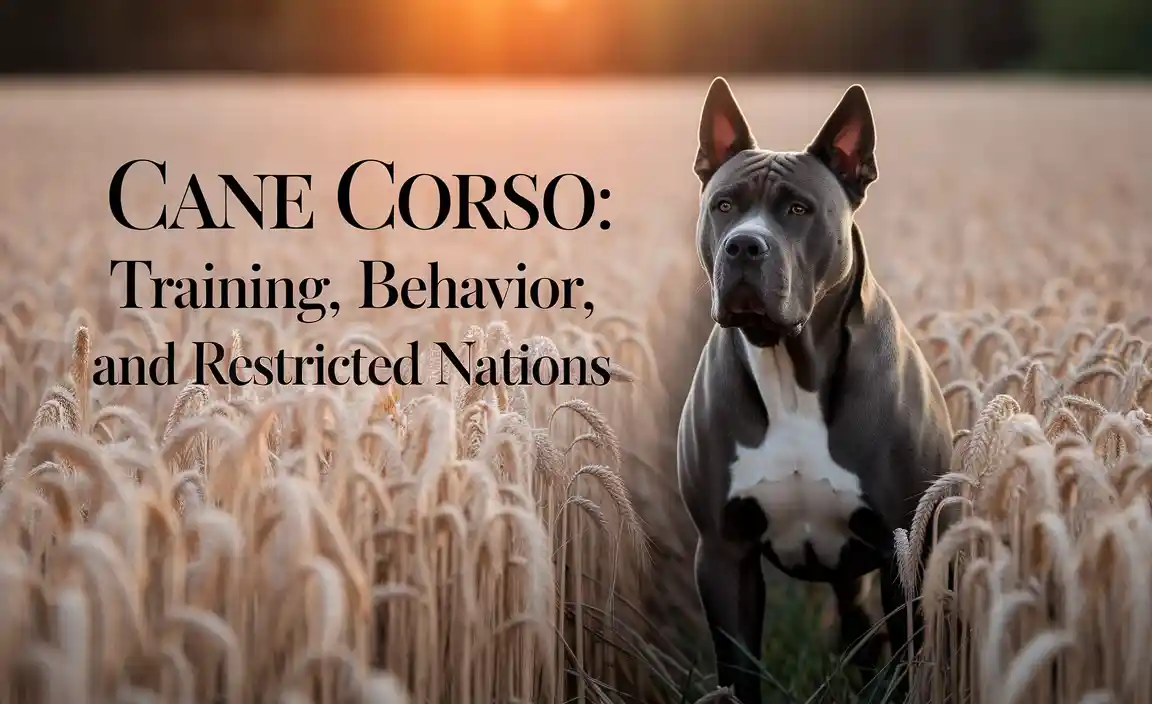 Cane Corso Banned Countries Training Mistakes & Alpha Behavior