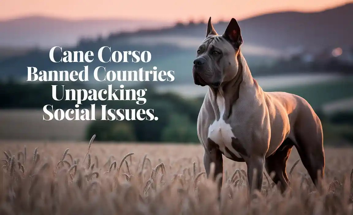 Cane Corso Banned Countries Unpacking Social Issues