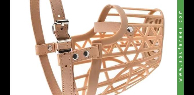 adjustable dog muzzle for summer