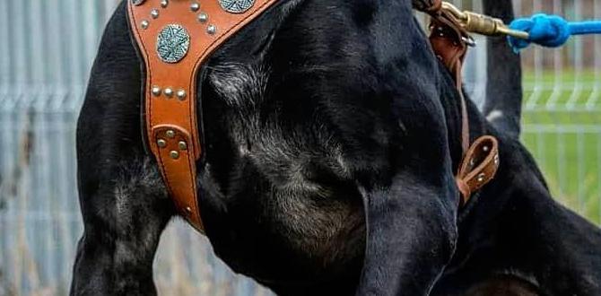 cane corso collar harness