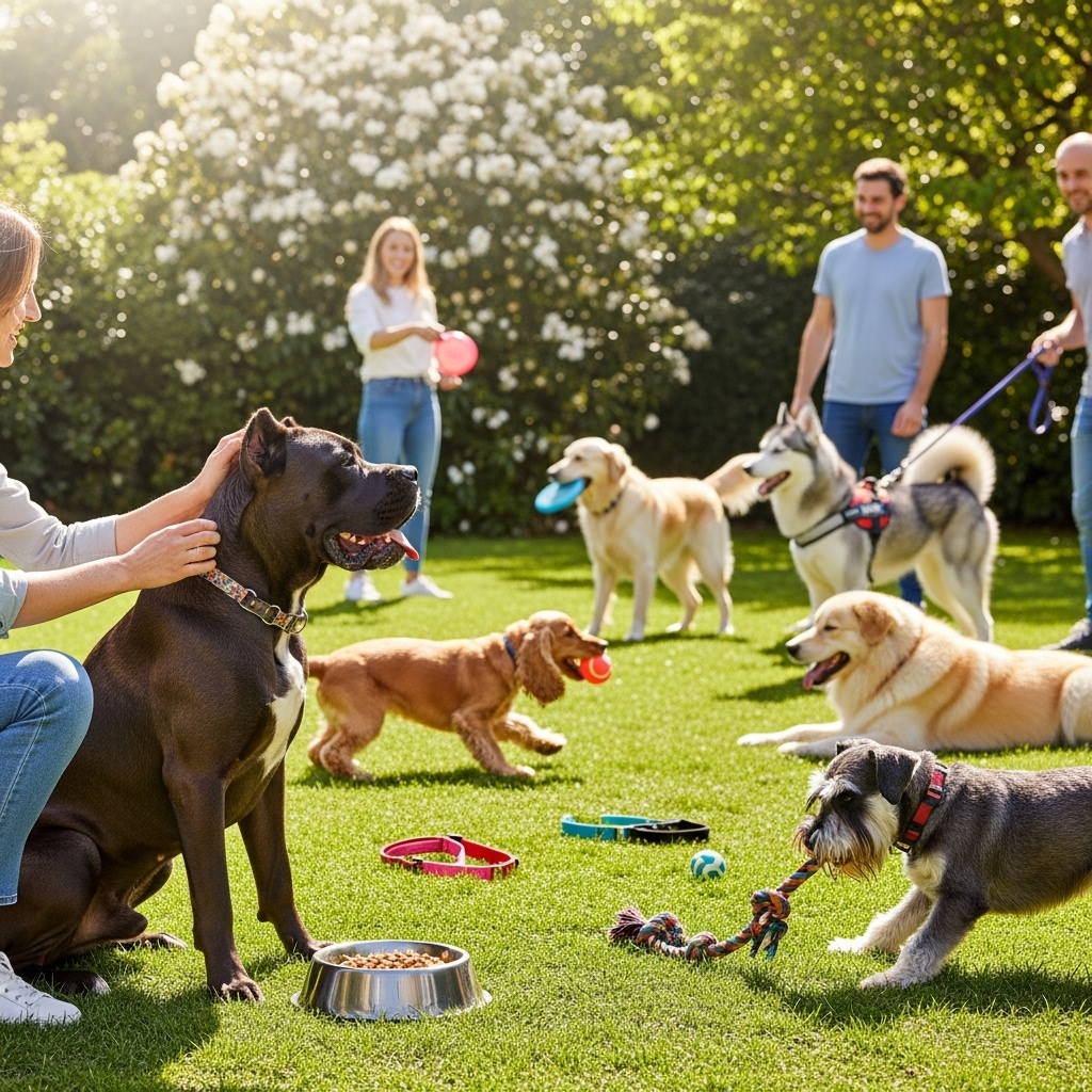 Generate an eye-catching, high-quality featured image prompt for a blog post about: Cane Corso Facts