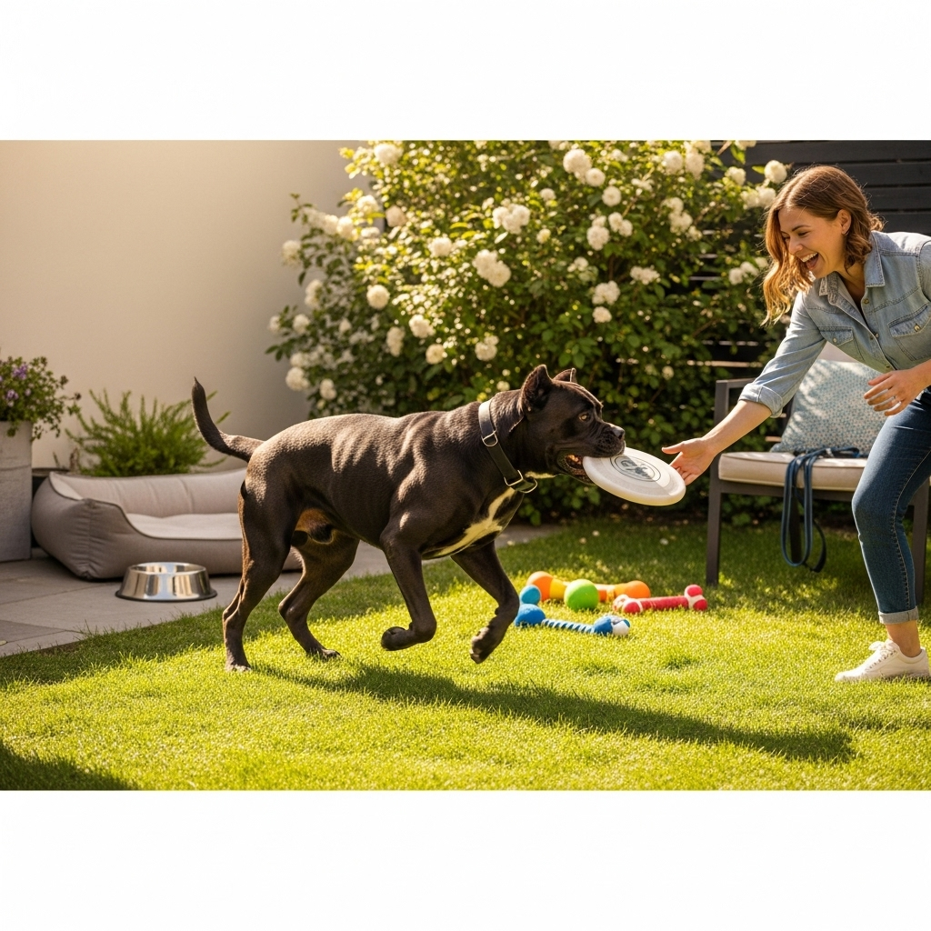 Generate an eye-catching, high-quality featured image prompt for a blog post about: Cane Corso Facts