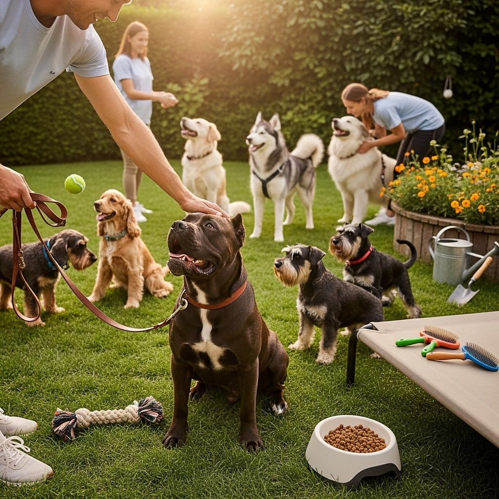 Generate an eye-catching, high-quality featured image prompt for a blog post about: Cane Corso Facts