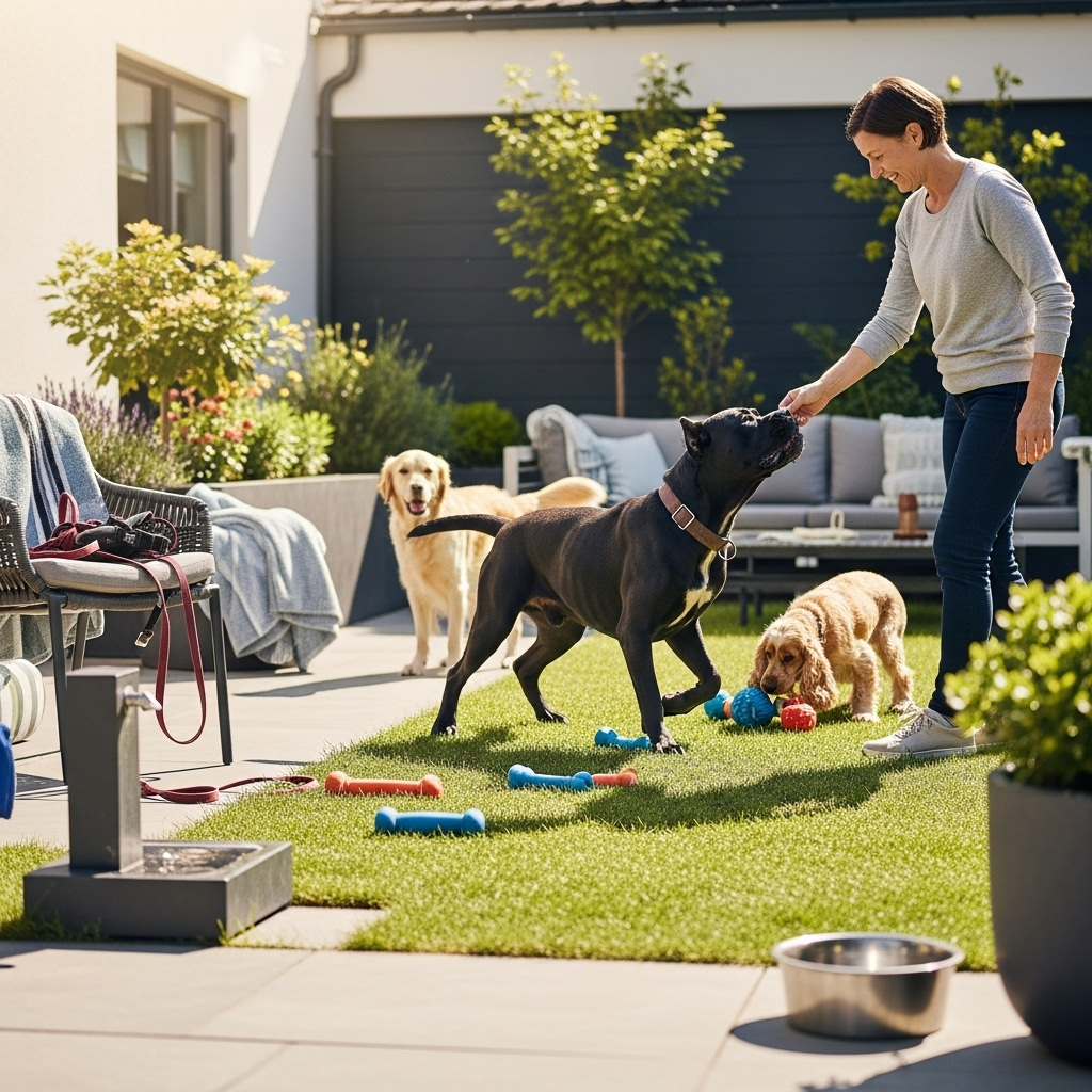 Generate an eye-catching, high-quality featured image prompt for a blog post about: Cane Corso Facts